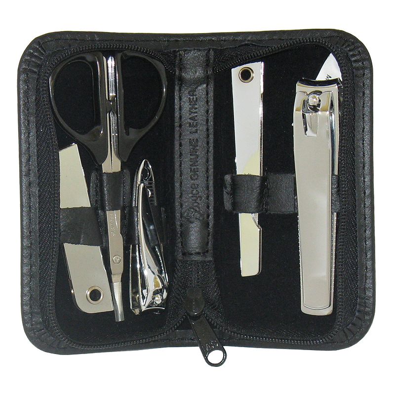 91436477 Royce Leather Mini Manicure Kit, Black sku 91436477