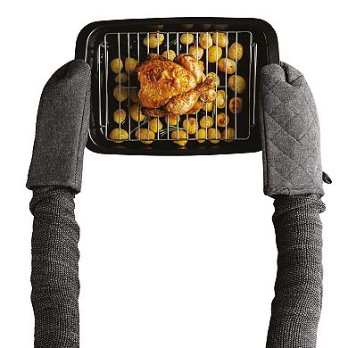 BergHOFF Leo Graphite Nonstick Recycled Cast Aluminum Roaster with Removable Rack