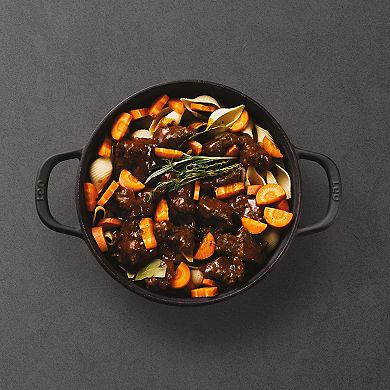 BergHOFF Leo Graphite Enamel Cast Iron Round 10.25-in. Grill Pan