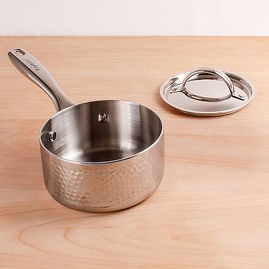 BergHOFF Vintage Tri-Ply 18/10 Stainless Steel 2-qut. Saucepan with Lid