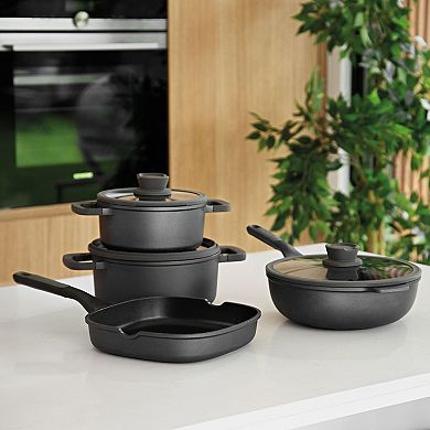 BergHOFF Leo Stone+ Nonstick Ceramic 10.25-in. Grill Pan
