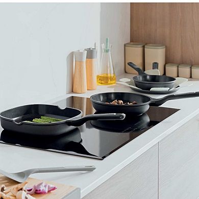 BergHOFF Leo Stone+ Nonstick Ceramic 10.25-in. Grill Pan
