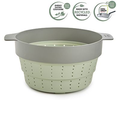 BergHOFF Balance Nonstick 10-in. Recycled Silicone Collapsible Steamer Basket & Strainer