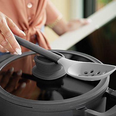 BergHOFF Leo Stone+ Nonstick Ceramic 11-in. 4.6-qt. Wok Pan with Lid