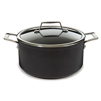 BergHOFF Essentials Nonstick Hard Anodized 10" Stockpot 5.3-qt With Glass Lid
