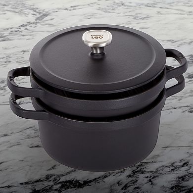 BergHOFF Leo Graphite 10.25-in. Enameled Cast Iron 6 qt. Stockpot