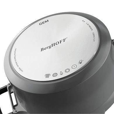 BergHOFF GEM Nonstick Two-Handled Covered 10-in. 3.5-qt. Saute Pan