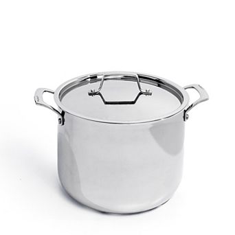 BergHOFF Professional Tri-Ply 18/10 Stainless Steel 9.5 in 8-qt Stockpot with Lid