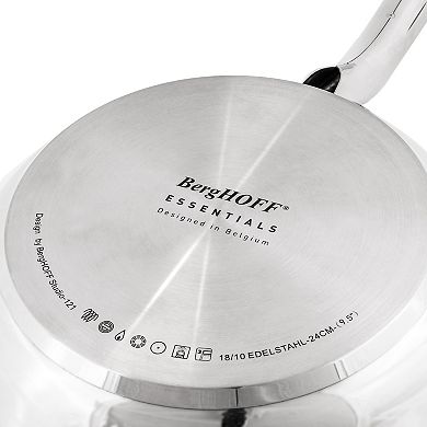 BergHOFF Belly Shape 18/10 Stainless Steel 9.5" Fry Pan