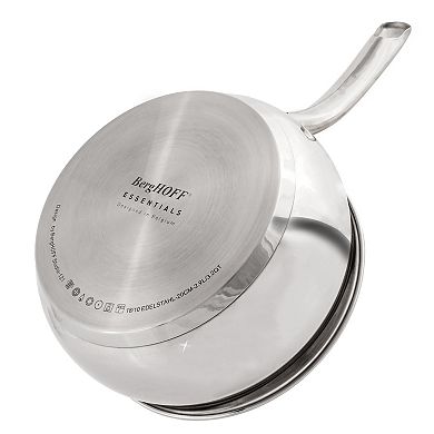BergHOFF Belly Shape 18/10 Stainless Steel 8-in. 3.2-qt. Saucepan with Lid