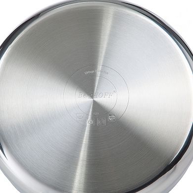 BergHOFF Vintage Hammered Tri-Ply 18/10 Stainless Steel 8-in. 3-qt. Saucepan with Lid