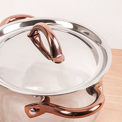 BergHOFF Ouro Gold 18/10 Stainless Steel 9.5" Stockpot with Lid