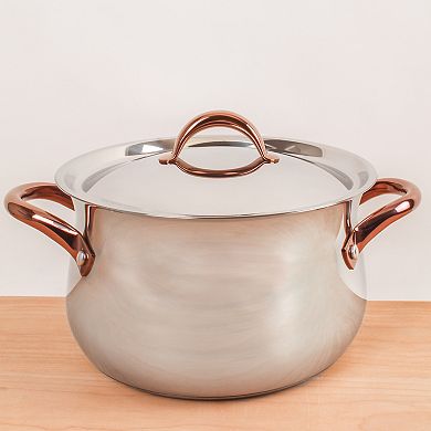 BergHOFF Ouro Gold 18/10 Stainless Steel 9.5" Stockpot with Lid