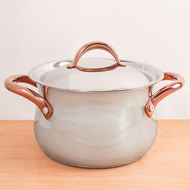 BergHOFF Ouro Gold 18/10 Stainless Steel 8-in. 5-qt. Stockpot with Lid
