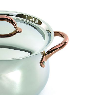 BergHOFF Ouro Gold 18/10 Stainless Steel 8-in. 5-qt. Stockpot with Lid