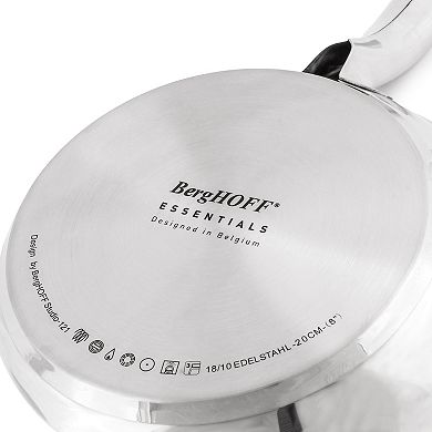 BergHOFF Belly Shape 18/10 Stainless Steel 8-in. Fry Pan