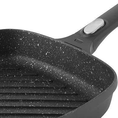 BergHOFF GEM 10-in. Non-Stick Detachable Handle Square Grill Pan