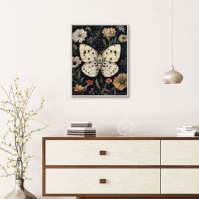 Midnight Moth 6 Canvas Wall Art