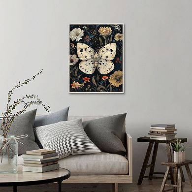 Midnight Moth 6 Canvas Wall Art