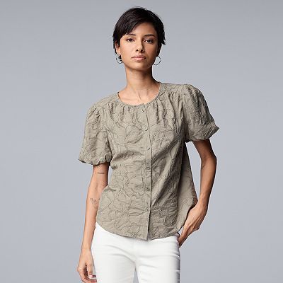 Simply Vera VERAWANG トップス 7381546_Erika_Olive?wid=400&