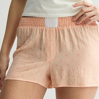 Juniors' Threads of Luxx Boxer Shorts