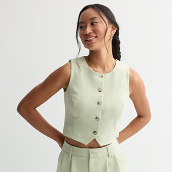 Juniors' SO® High Neck Vest