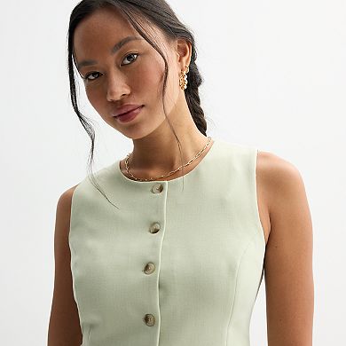 Juniors' SO® High Neck Vest