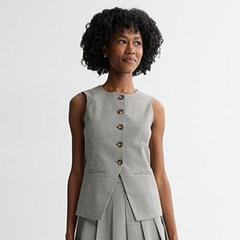 Juniors' SO® High Neck Longline Vest