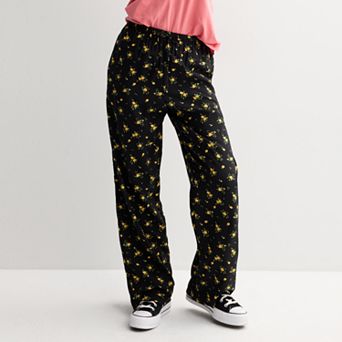 Juniors' Threads Of Luxx Printed Soft Pull On Pants
