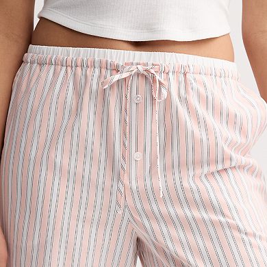 Juniors' Threads Of Luxx Boxer Pants