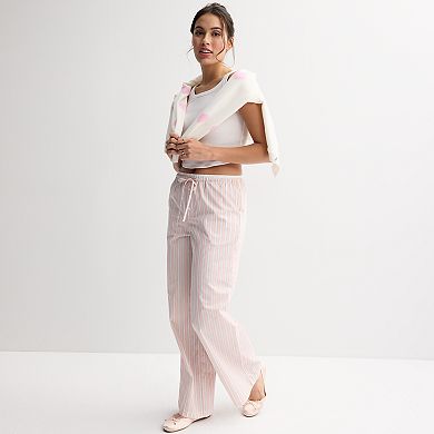 Juniors' Threads Of Luxx Boxer Pants