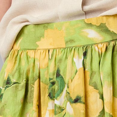 Women's Simply Vera Vera Wang Shirred Midi Skirt