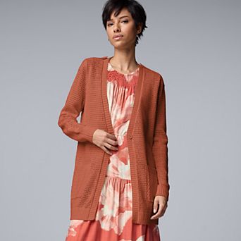Women's Simply Vera Vera Wang Oversized Utility Cardigan