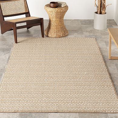 nuLOOM Haylo Geometric Indoor/Outdoor Area Rug