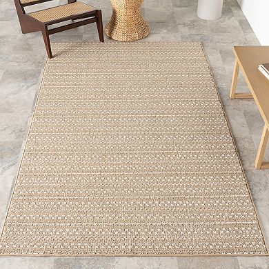 nuLOOM Haylo Geometric Indoor/Outdoor Area Rug