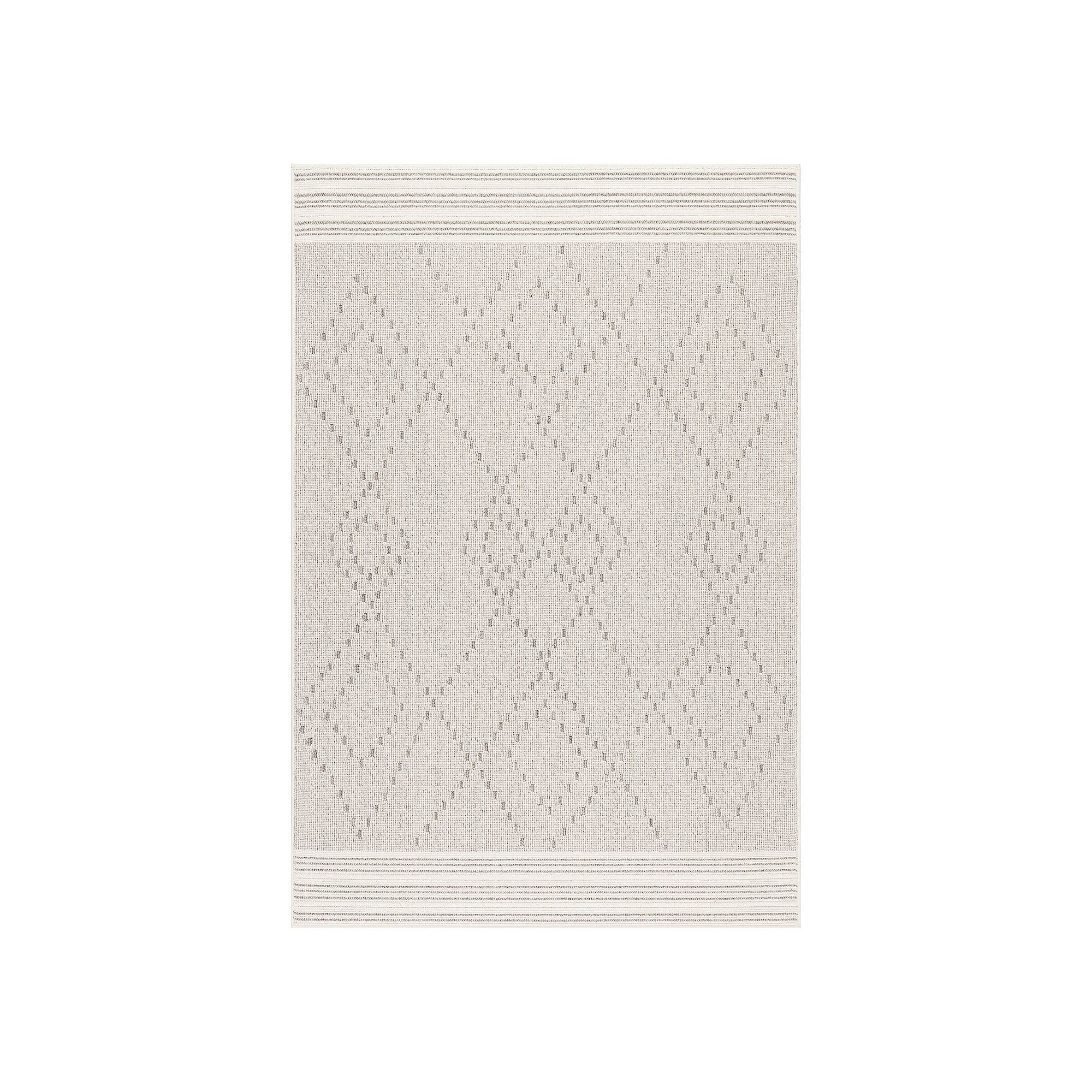 nuLOOM Jacinda Trellis Indoor/Outdoor Area Rug, Light Gray