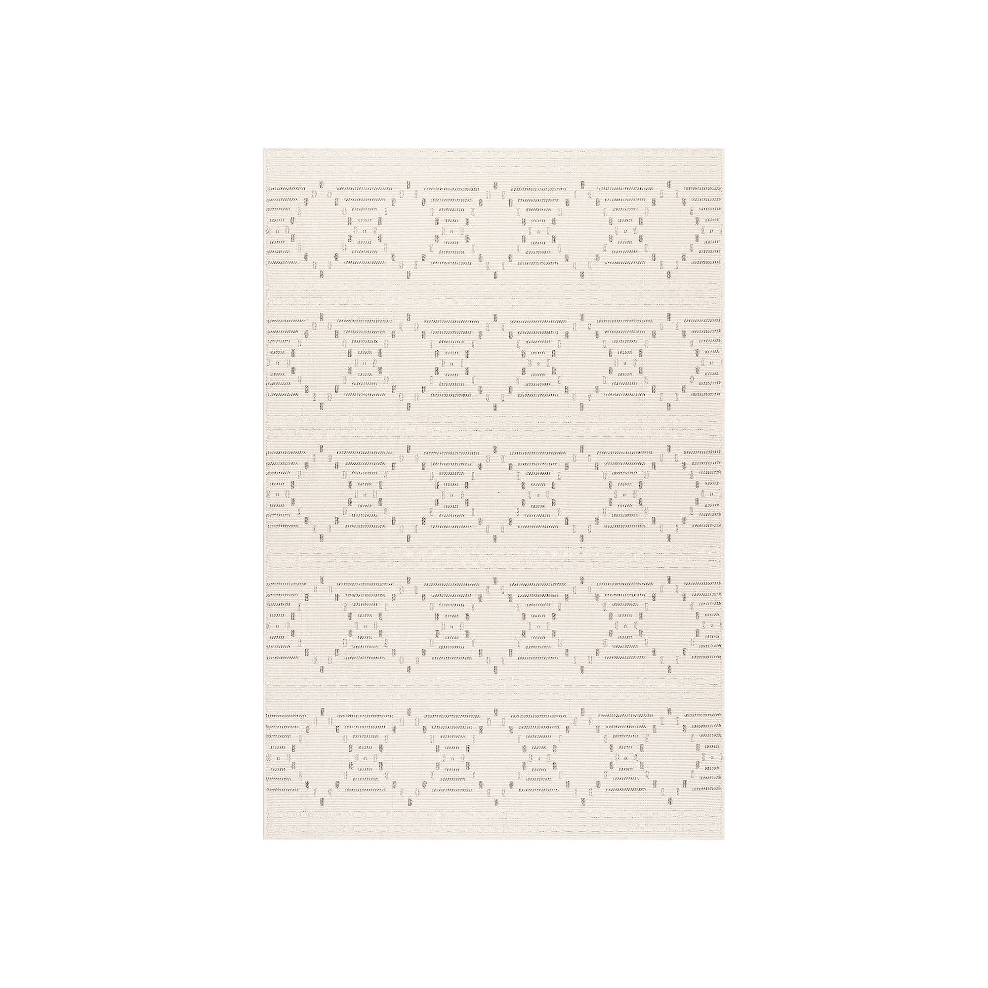 nuLOOM Jaxine Geometric Indoor/Outdoor Area Rug, Ivory