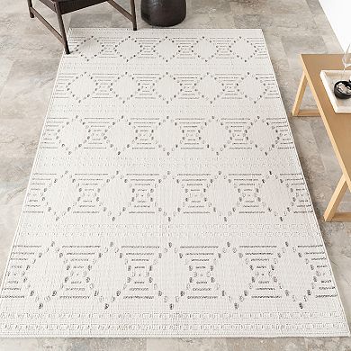 nuLOOM Jaxine Geometric Indoor/Outdoor Area Rug