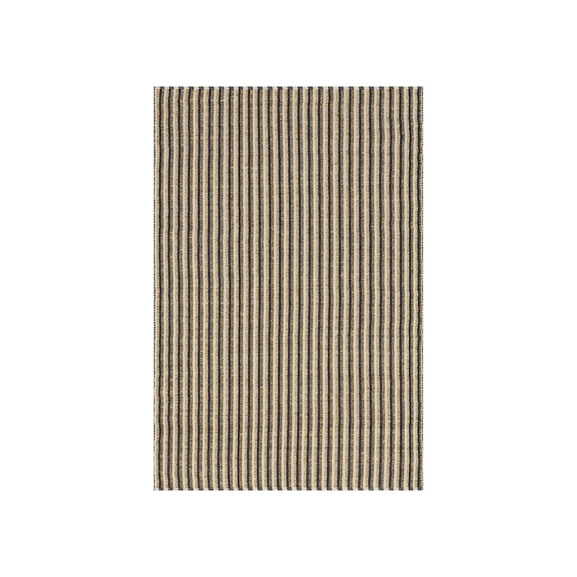 nuLOOM Tove Striped Seagrass and Cotton Area Rug, Ivory