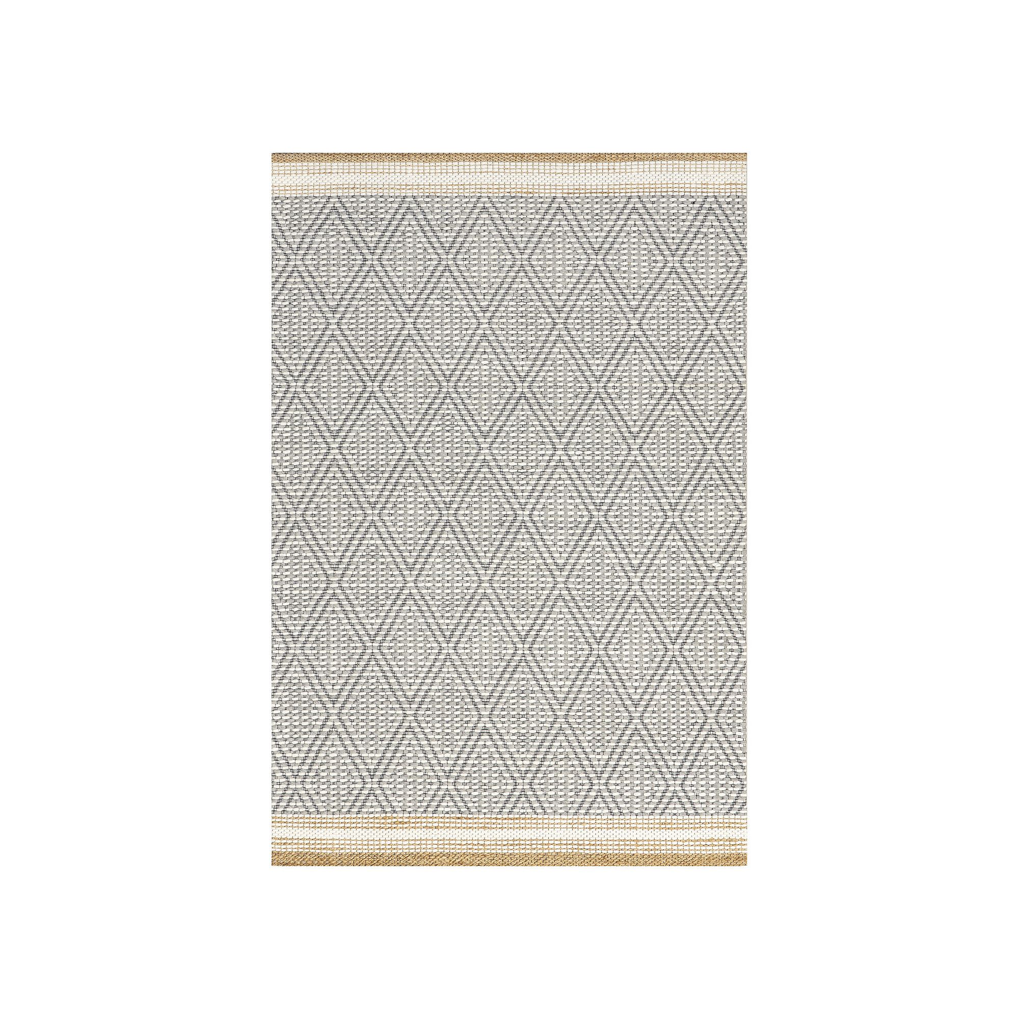 nuLOOM Laura Bohemian Trellis Wool and Jute Area Rug, Ivory