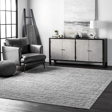 nuLOOM Sherill Abstract Transitional Frieze Pile Area Rug