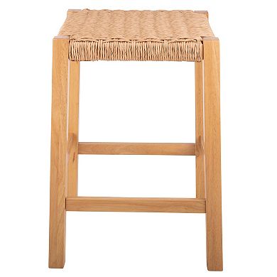 Alaterre Furniture Woven Seat Counter Stool