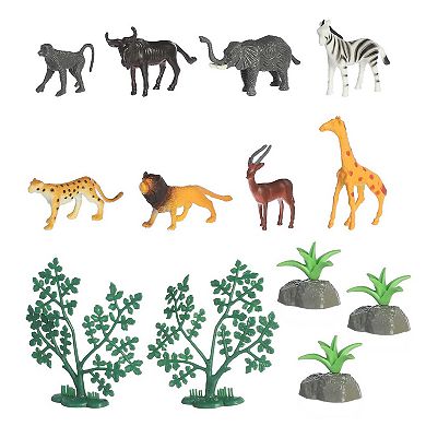 Aurora Toys Multicolor Habitat Mini Safari Play Figures Timeless Toy