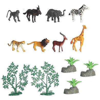 Aurora Toys Multicolor Habitat Mini Safari Play Figures Timeless Toy