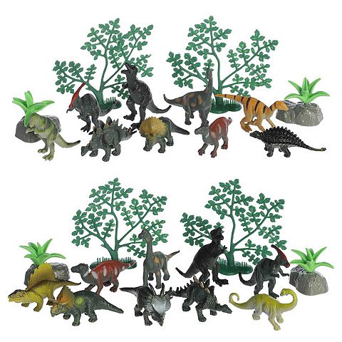 Детские фигурки Aurora Toys Multicolor Habitat Mini Dino Play Figures Timeless Toy