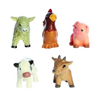 Aurora Toys Mini Multicolor Habitat My First Farm Animal Play Set Timeless Toys