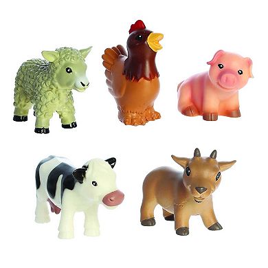 Aurora Toys Mini Multicolor Habitat My First Farm Animal Play Set Timeless Toys