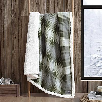 Eddie bauer nordic plaid throw sale