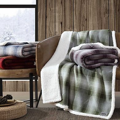 Eddie Bauer Nordic Plaid Throw Blanket