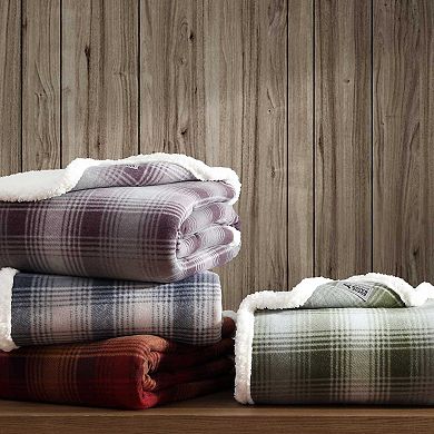 Eddie Bauer Nordic Plaid Throw Blanket